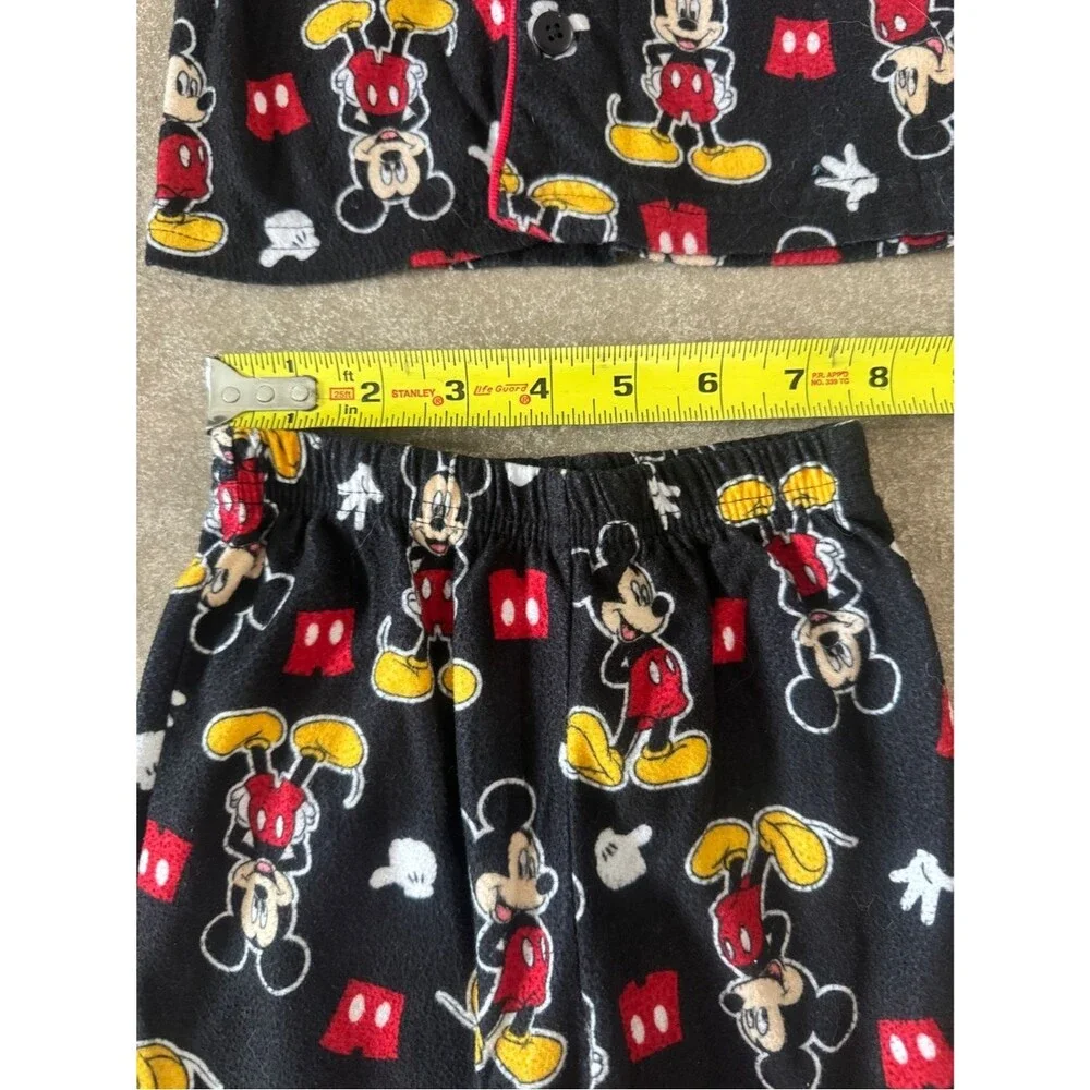 Disney Mickey Mouse Pajama Set 2T Toddler Boys Girls Flame Resistant Sleepwear